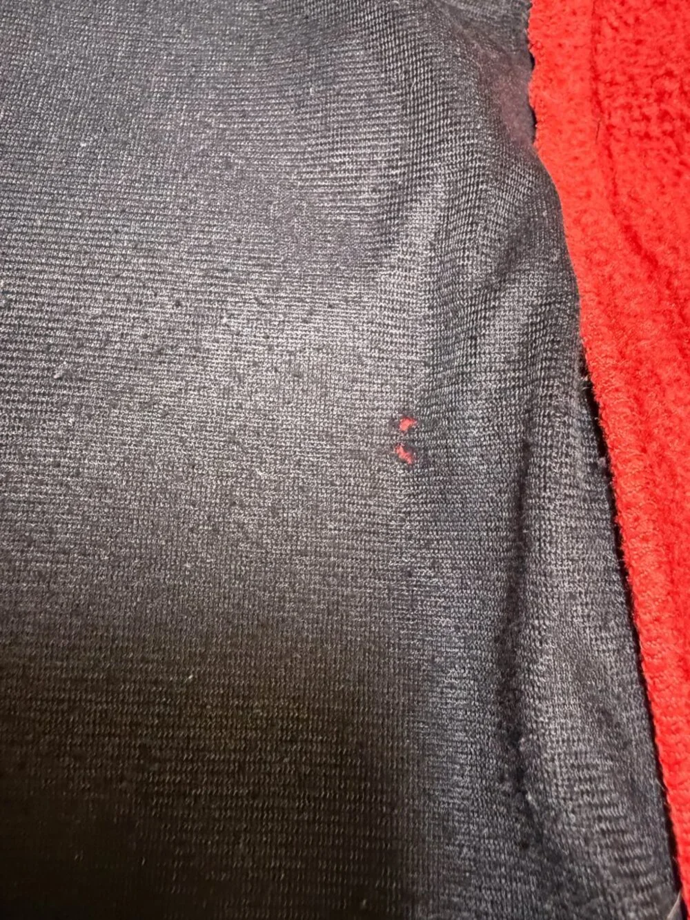 The North Face Men’s Denali Jacket‎ Small Red Gray Fleece EUC